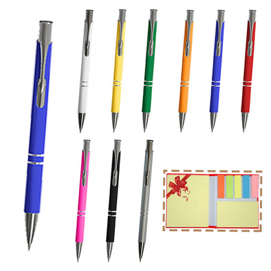 PROJECTS Bunte Kugelschreiber Set mehrfarbig 9 Stück Kugelschreiber Metall hochwertig