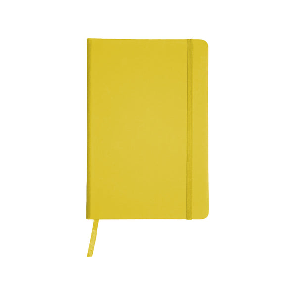 Projects Notizbuch A6 liniert Hardcover mit Gummiband Lesezeichen 'Color-Line'