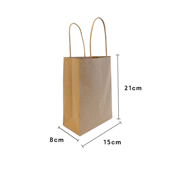 PROJECTS Papiertasche aus recycelten Kraftpapier 21 x 15 x 8 cm SPAR SET