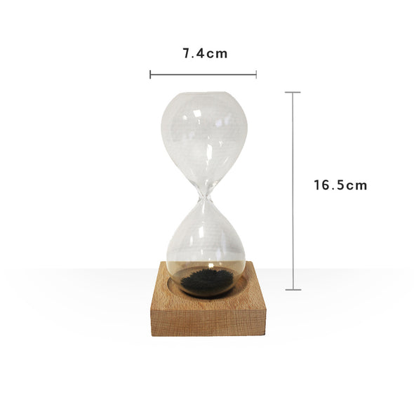 PROJECTS Magnetische Sanduhr aus Glas 'Break' mit Ferritpulver